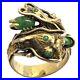 ANTIQUE_Heavy_1940s_Rare_Silver_GOLD_Vermeil_JADE_DRAGON_WRAP_COILED_RING_9_75_01_vuc