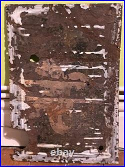 ANTIQUE ONE & ALL MANURES & SEEDS ENAMEL SIGN EARLY 1900's VERY RARE