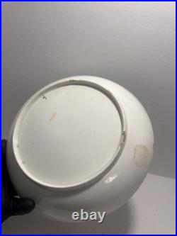 ANTIQUE PORCELAIN DISH circa early 1800 VERY RARE BOY AT WINDOW GEORGIAN