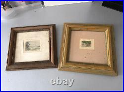 ANTIQUE PRINTS SMALL Of Malaysia by Chinese Artist Early 20th Century RARE