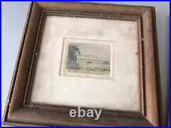 ANTIQUE PRINTS SMALL Of Malaysia by Chinese Artist Early 20th Century RARE