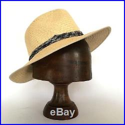 ANTIQUE Rare Millinery Wood Block Hat Stand Form Stamped 22.5 Early C20th
