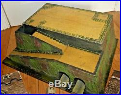 ANTIQUE TOY FORT CASTLE EARLY 20th CENTURY VERY RARE GERMAN HANDMADE G722