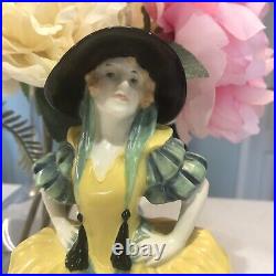 A FINE RARE ROYAL DOULTON FIGURINE OF PATRICIA MODEL Hn. 1414, DATED 1-6-30 A FINE RARE ROYAL DOULTON FIGURINE OF PATRICIA MODEL Hn. 1414, DATED 1-6-30