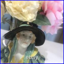 A FINE RARE ROYAL DOULTON FIGURINE OF PATRICIA MODEL Hn. 1414, DATED 1-6-30 A FINE RARE ROYAL DOULTON FIGURINE OF PATRICIA MODEL Hn. 1414, DATED 1-6-30