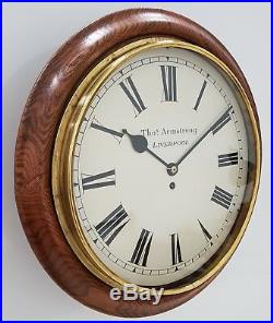 A Large, Rare 13 Dial Early 1900s W&H School/Railway Single Fusee Clock GWO