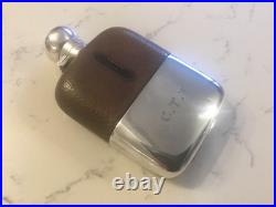 A RARE ANTIQUE JAMES DIXON & Sons GENTLEMANS HIP FLASK, EARLY 1900's