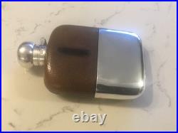 A RARE ANTIQUE JAMES DIXON & Sons GENTLEMANS HIP FLASK, EARLY 1900's