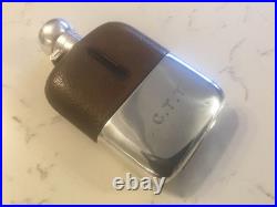 A RARE ANTIQUE JAMES DIXON & Sons GENTLEMANS HIP FLASK, EARLY 1900's