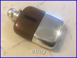 A RARE ANTIQUE JAMES DIXON & Sons GENTLEMANS HIP FLASK, EARLY 1900's