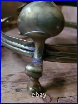A Rare Early Brass Brazier And Bronze Bowl 17th Century paktong bowl