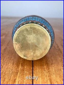 A Rare Japanese Cloisonne Vase in the manner of Namikawa Yasuyuki's Early Work
