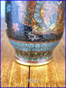 A Rare Japanese Cloisonne Vase in the manner of Namikawa Yasuyuki's Early Work