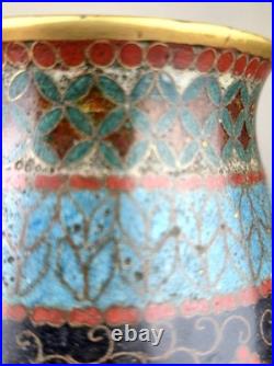 A Rare Japanese Cloisonne Vase in the manner of Namikawa Yasuyuki's Early Work
