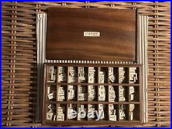 A Rare'SPELLING ALPHABET' Mahogany Box, Early to Mid 1800's