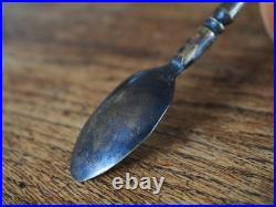 A Super Rare Early Brass Pastry Wheel with Spoon In Good Condition