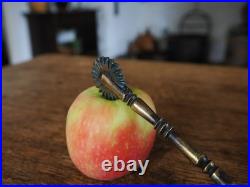 A Super Rare Early Brass Pastry Wheel with Spoon In Good Condition