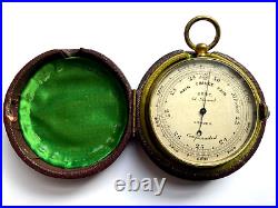 A Very Rare & Early Dent Pocket Barometer & Altimeter -cased & Fully Working A Very Rare & Early Dent Pocket Barometer & Altimeter -cased & Fully Working