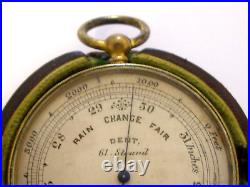 A Very Rare & Early Dent Pocket Barometer & Altimeter -cased & Fully Working A Very Rare & Early Dent Pocket Barometer & Altimeter -cased & Fully Working