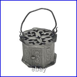 A Very Rare Early Dutch Silver Novelty Miniature Brazier, c. 1770 (F3911)