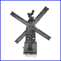 A Very Rare Early Dutch Silver Novelty Miniature Windmill, c. 1700 (F3916)