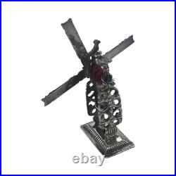 A Very Rare Early Dutch Silver Novelty Miniature Windmill, c. 1700 (F3916)