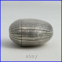 A Very Rare Early Victorian Silver Novelty Snuff Box By Benjamin Smith III 1847