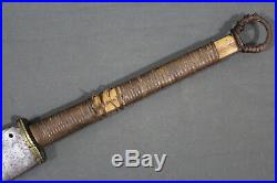 A nice and rare short truong dao sabre Vietnam 19th century early 20th