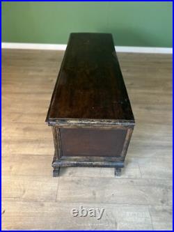 A rare early 17th century walnut gilded Italian Cassone