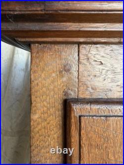 A rare early 19th century antique oak Porter's chair