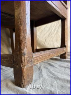 A rare early 19th century antique oak Porter's chair