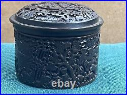 A very rare and early Antique Chinese lacquer pill box