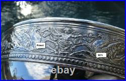 Aesthetic Early GORHAM DISH BOWL COMPOTE STERLING SILVER 1874 GREEK REVIVAL RARE