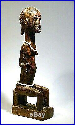 African ancestor spirit figure BAULE early 20th century rare ethnographic art