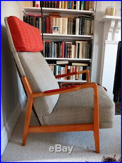Alf Svensson for Dux Sweden rare early 1950s'Formell' armchair mid-century