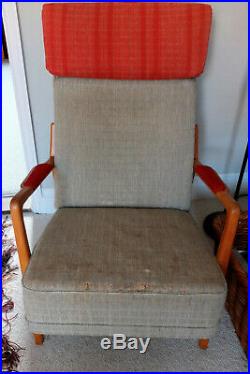 Alf Svensson for Dux Sweden rare early 1950s'Formell' armchair mid-century