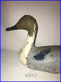 Anderson Metal Duck Decoy Pintail Vintage Rare Early Antique