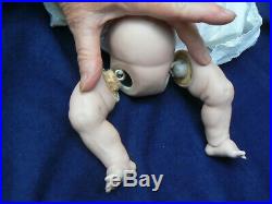 Antique 12 Rare All Bisque Kestner Character Baby Doll Early Mark 7