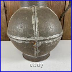 Antique 1830s Early Rare HTF Guernsey Tin Cream Milk Carrier Metal Dairy Jug Can Antique 1830s Early Rare HTF Guernsey Tin Cream Milk Carrier Metal Dairy Jug Can