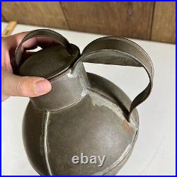 Antique 1830s Early Rare HTF Guernsey Tin Cream Milk Carrier Metal Dairy Jug Can Antique 1830s Early Rare HTF Guernsey Tin Cream Milk Carrier Metal Dairy Jug Can
