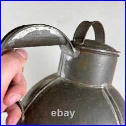 Antique 1830s Early Rare HTF Guernsey Tin Cream Milk Carrier Metal Dairy Jug Can Antique 1830s Early Rare HTF Guernsey Tin Cream Milk Carrier Metal Dairy Jug Can