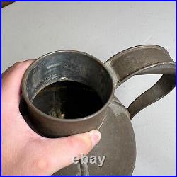 Antique 1830s Early Rare HTF Guernsey Tin Cream Milk Carrier Metal Dairy Jug Can Antique 1830s Early Rare HTF Guernsey Tin Cream Milk Carrier Metal Dairy Jug Can