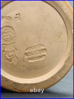 Antique 1884 Early Royal Doulton Slaters Stoneware Vase Rare Signed