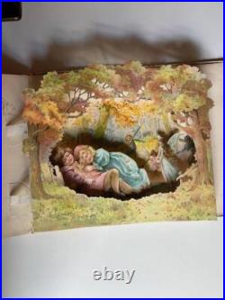 Antique 1896 PEEPS INTO FAIRYLAND RARE EARLY POP-UP