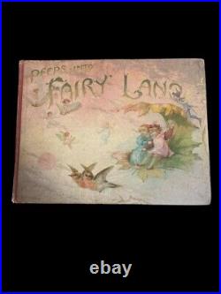 Antique 1896 PEEPS INTO FAIRYLAND Weatherly RARE EARLY POP-UP Fairy Land dutton Antique 1896 PEEPS INTO FAIRYLAND Weatherly RARE EARLY POP-UP Fairy Land dutton
