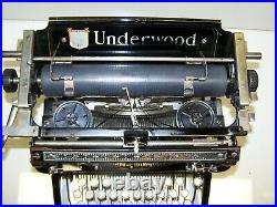 Antique 1905 Underwood Early Rare Model 4 Vintage Typewriter #72720-4