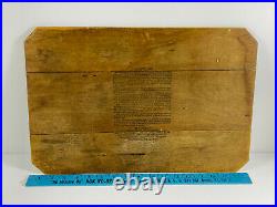 Antique 1915 William Fuld Ouija Board early rare talking mystic board
