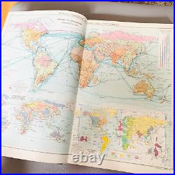 Antique 1928 Chambers Of Commerce Atlas. Early Edition Rare Geography Book Antique 1928 Chambers Of Commerce Atlas. Early Edition Rare Geography Book