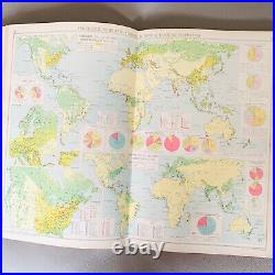 Antique 1928 Chambers Of Commerce Atlas. Early Edition Rare Geography Book Antique 1928 Chambers Of Commerce Atlas. Early Edition Rare Geography Book