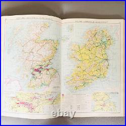 Antique 1928 Chambers Of Commerce Atlas. Early Edition Rare Geography Book Antique 1928 Chambers Of Commerce Atlas. Early Edition Rare Geography Book